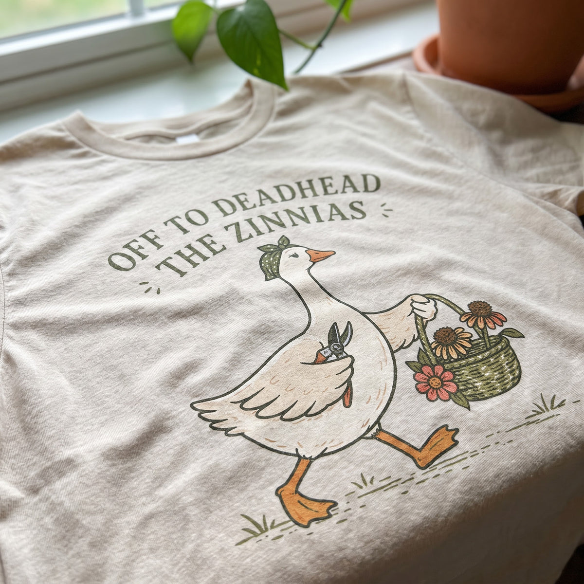 Deadhead The Zinnias T-Shirt