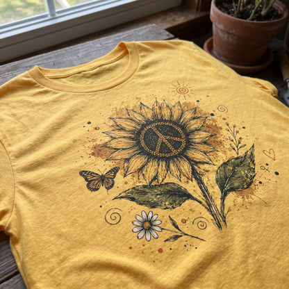 Sunflower Peace T-Shirt