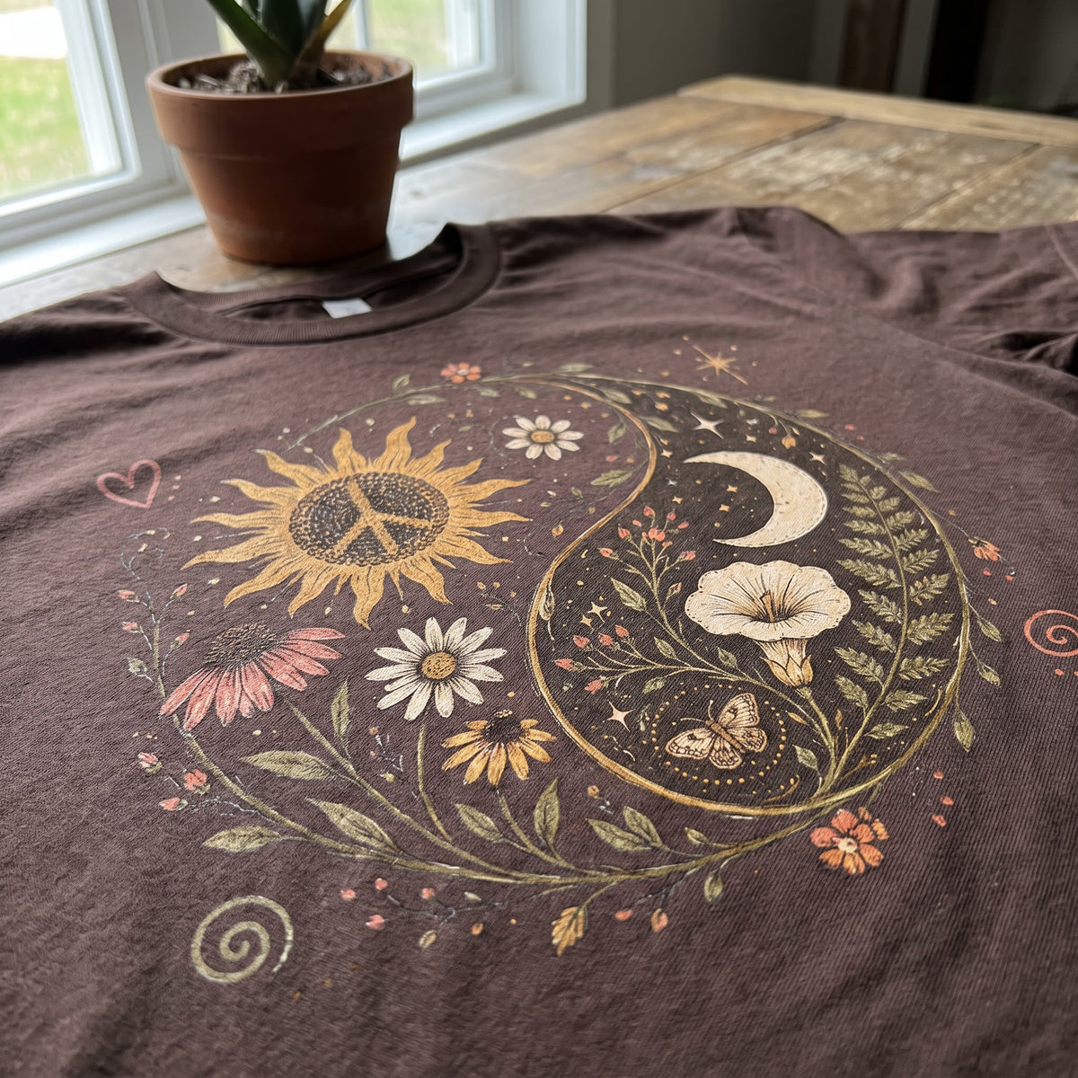 Botanical Sun & Moon T-Shirt