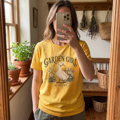 Garden Girl Duck T-Shirt