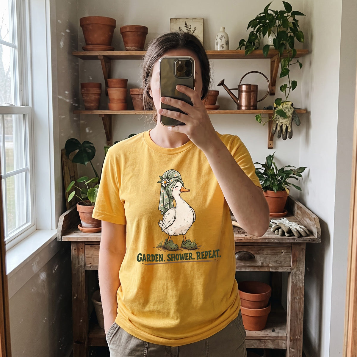 Garden Shower Repeat T-Shirt