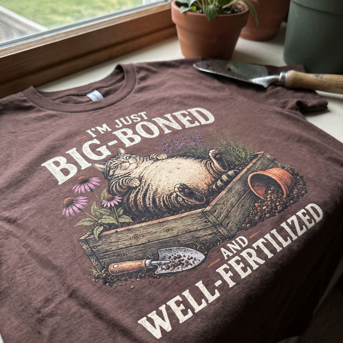 Well-Fertilized Garden Cat T-Shirt
