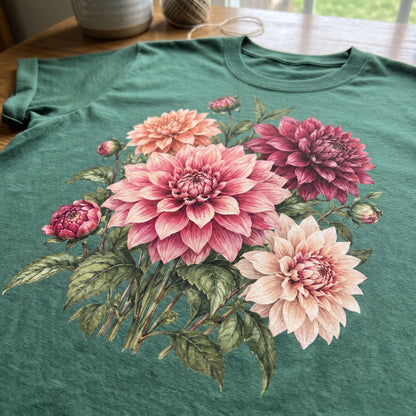 Dahlia Bouquet T-Shirt