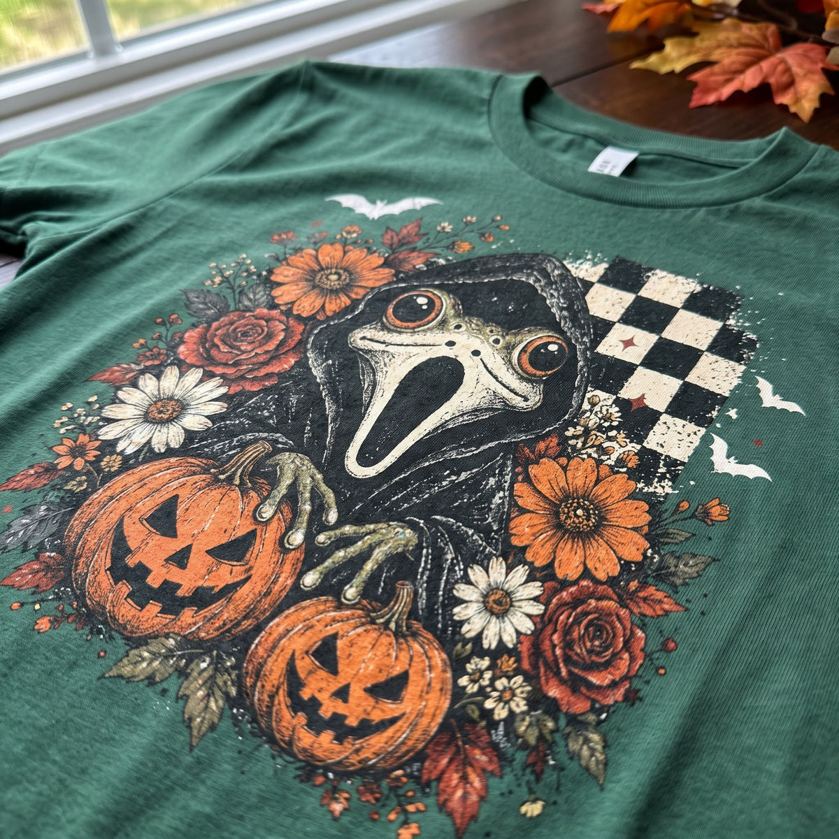 Spooky Frog Patch T-Shirt