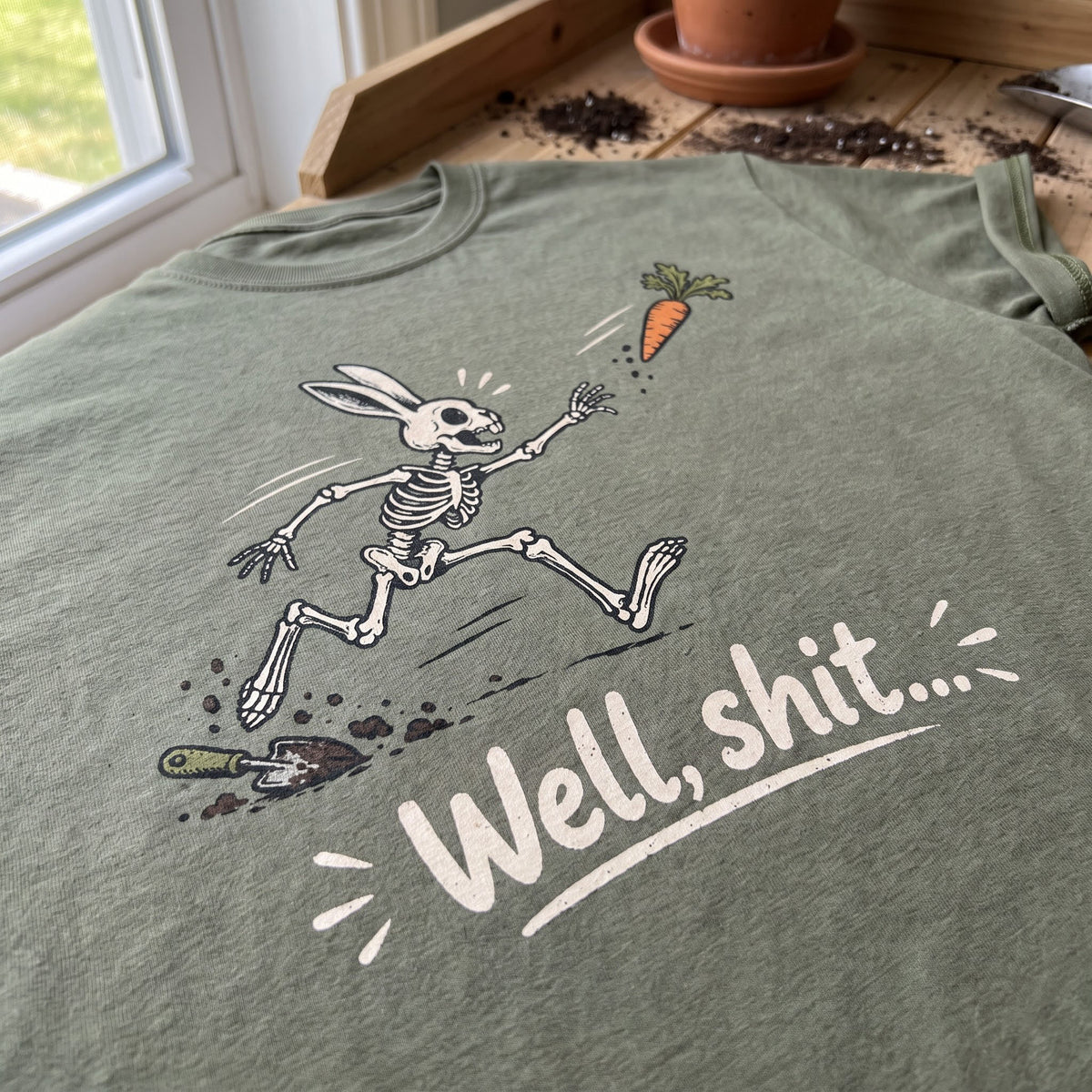 Well Shit Bunny T-Shirt