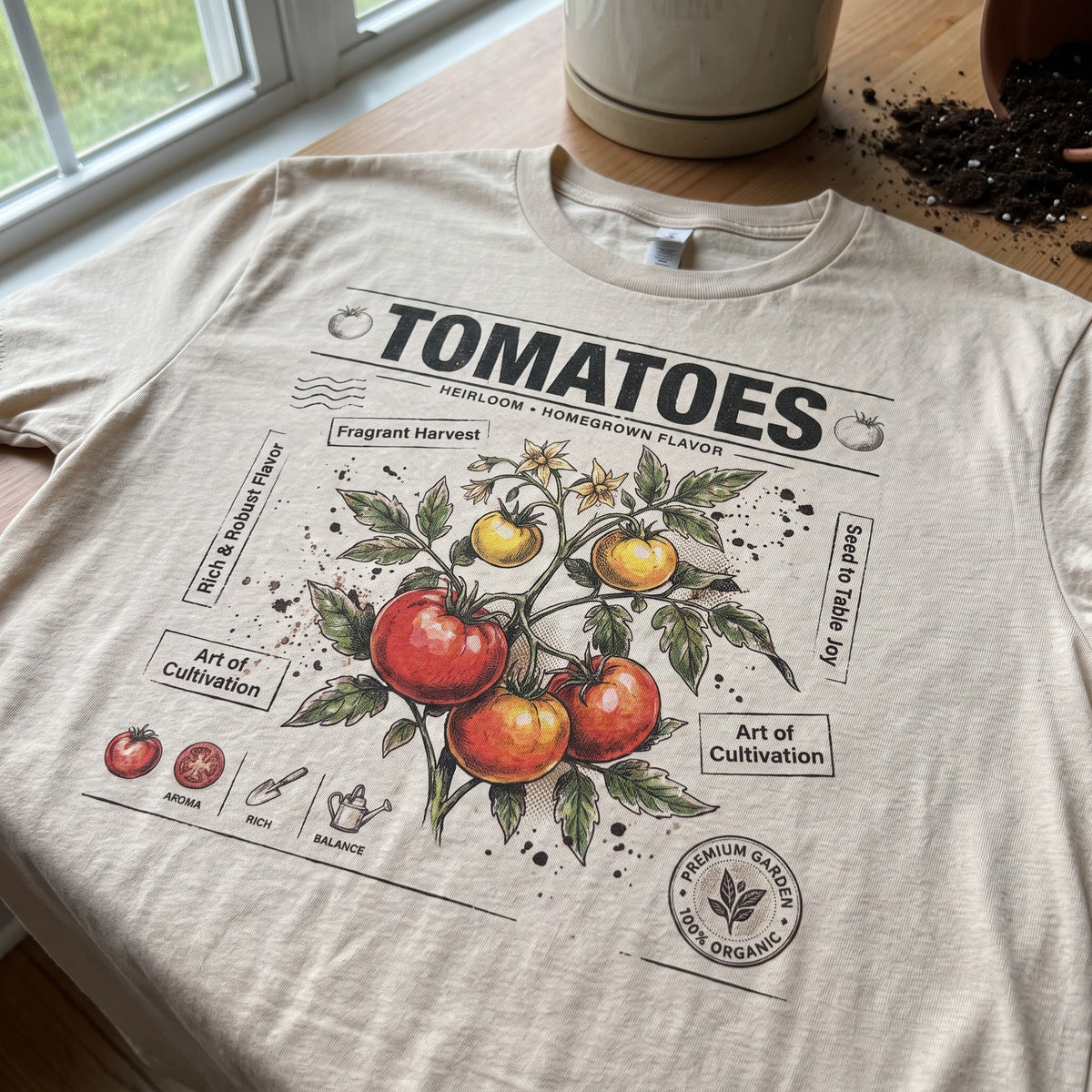 Heirloom Tomatoes Garden T-Shirt