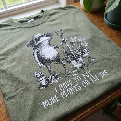 Funny Frog Plant Lover T-Shirt