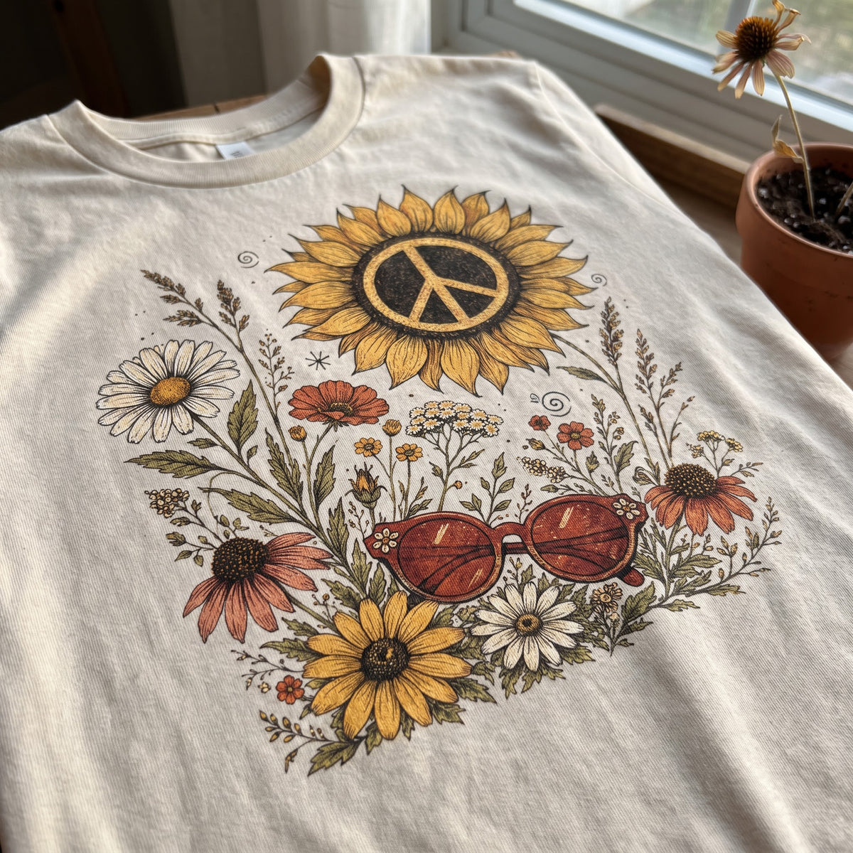 Sunflower Peace T-Shirt