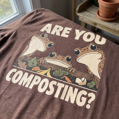 Are You Composting Frog T-Shirt