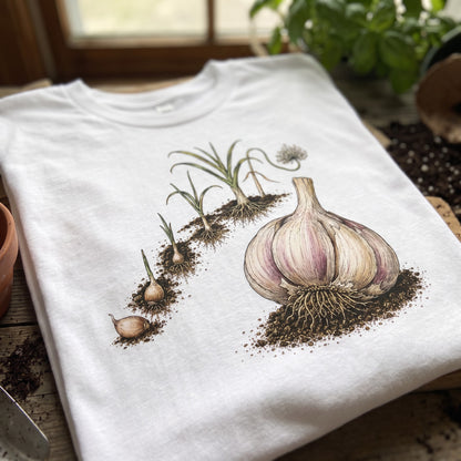 Garlic Growing Cycle T-Shirt