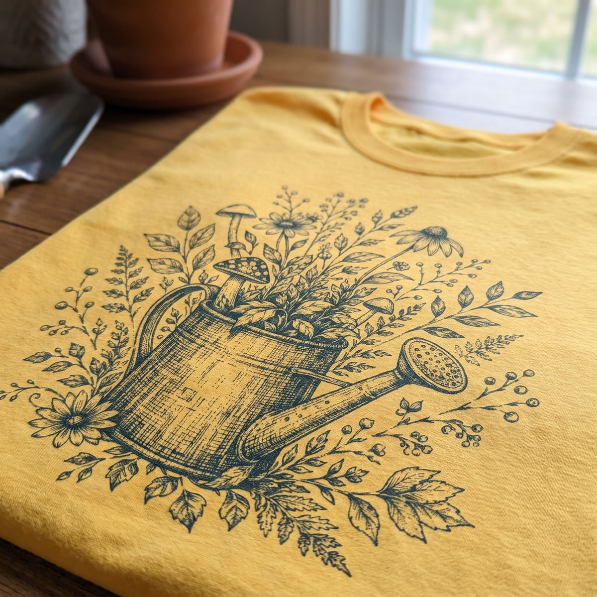 Botanical Watering Can T-Shirt