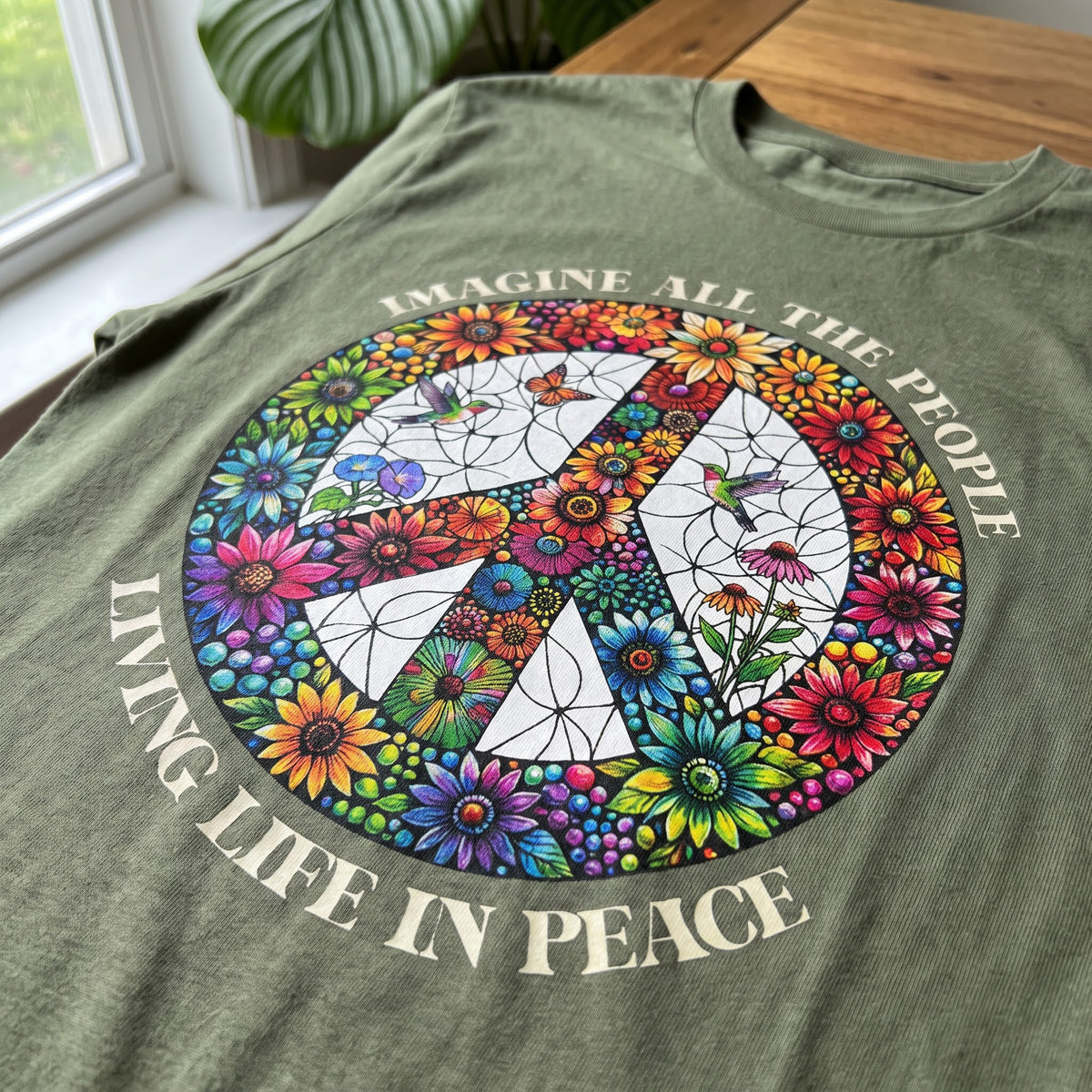 Groovy Peace Plant T-Shirt