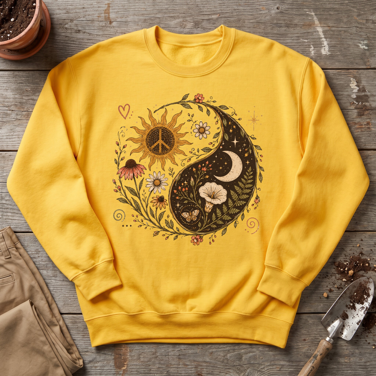 Botanical Sun & Moon Sweatshirt