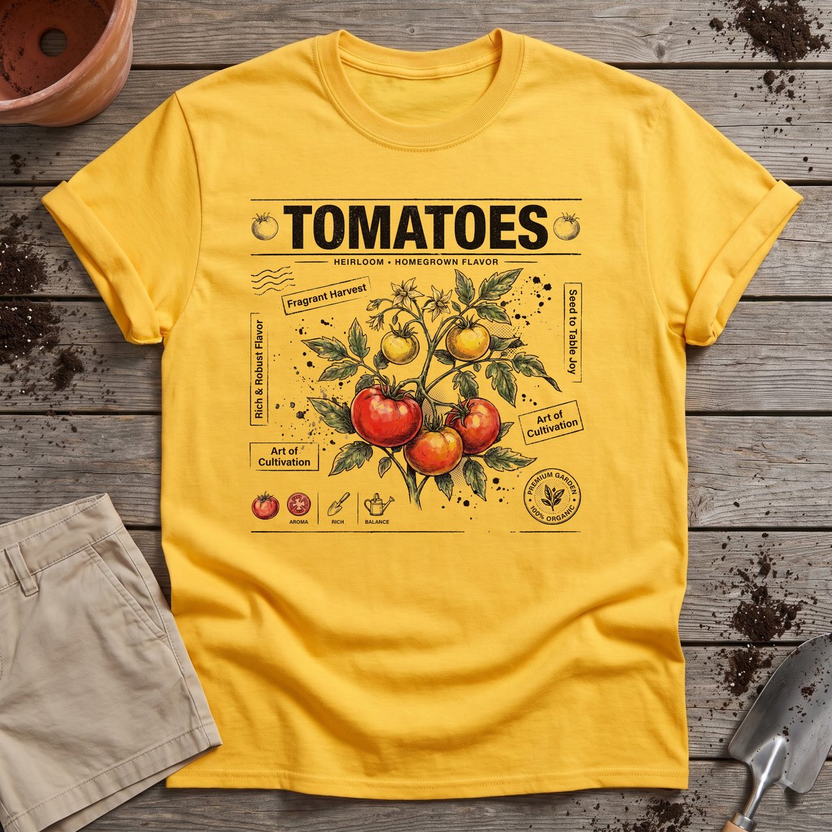 Heirloom Tomatoes Garden T-Shirt