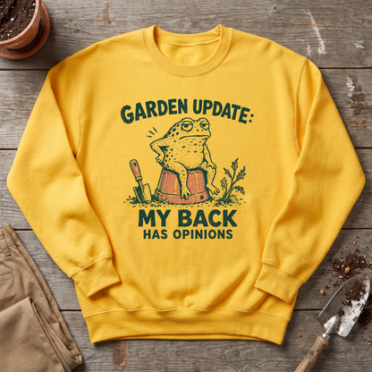 Gardening Back Pain Sweatshirt