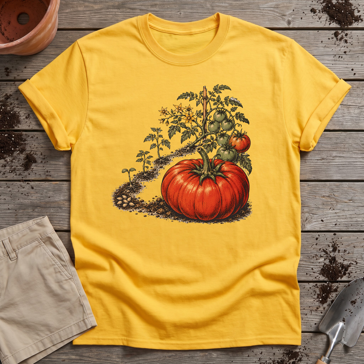 Tomato Growing Cycle T-Shirt
