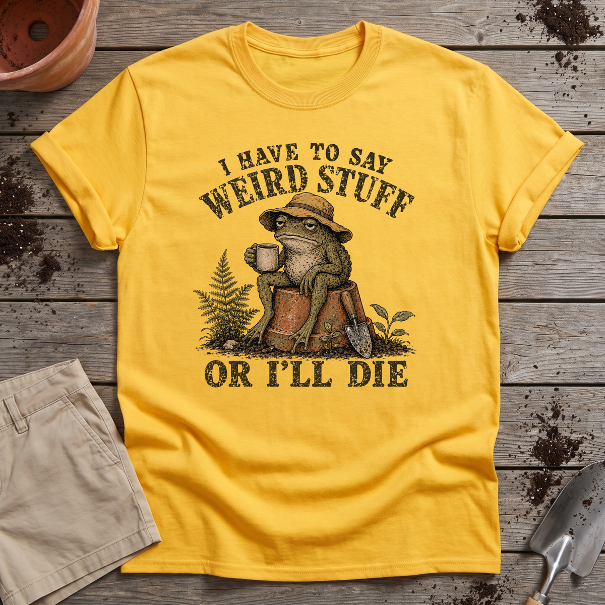 Weird Garden Toad T-Shirt