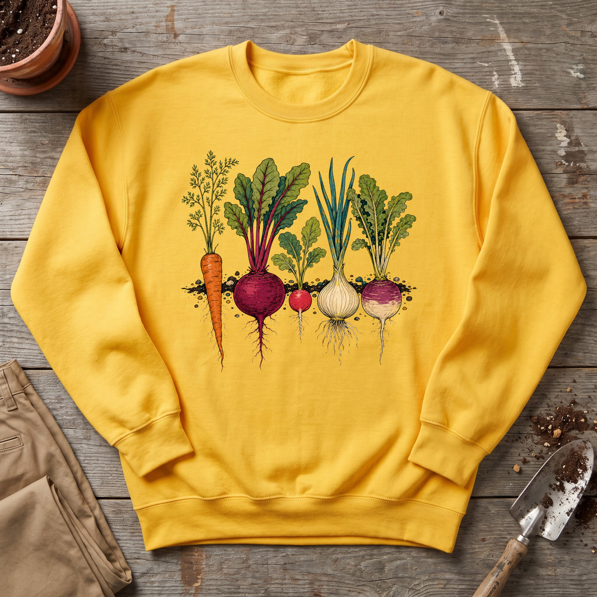 Root Vegetable Garden Sweatshirt