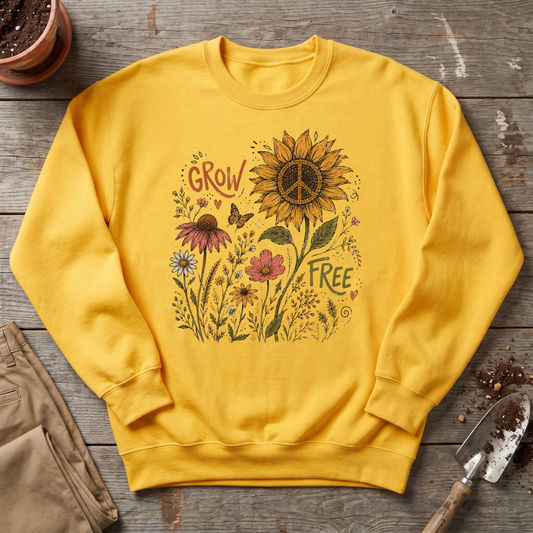 Grow Free Wildflowers Sweatshirt