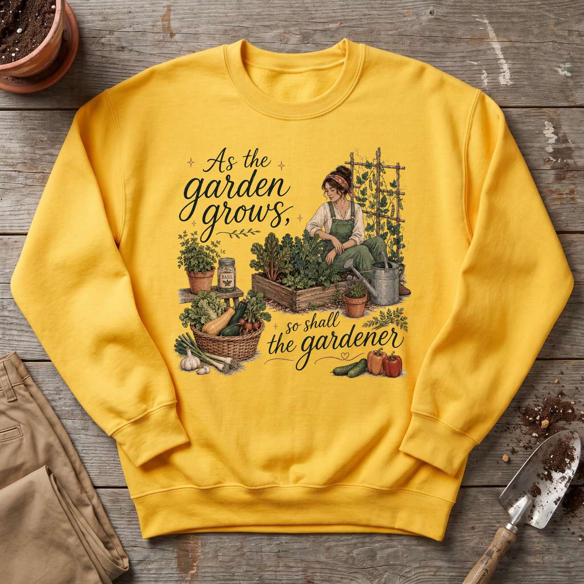 Growing With the Garden Sweatshirt