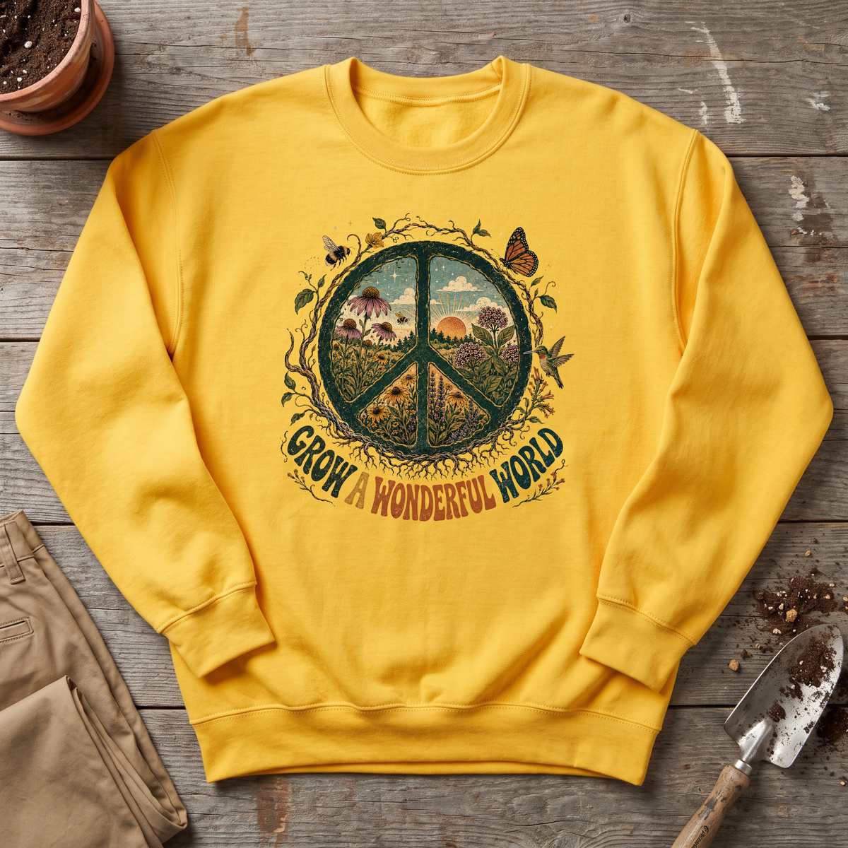 Grow A Wonderful World Sweatshirt
