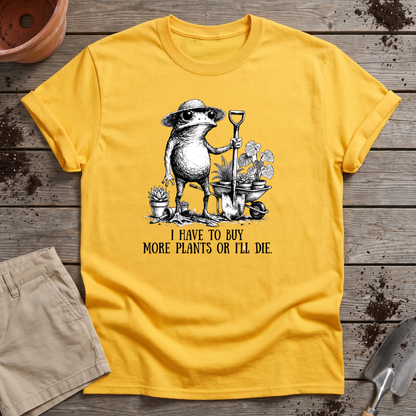 Funny Frog Plant Lover T-Shirt