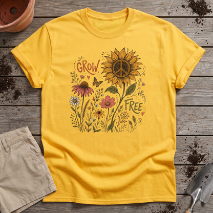 Grow Free Wildflowers T-Shirt