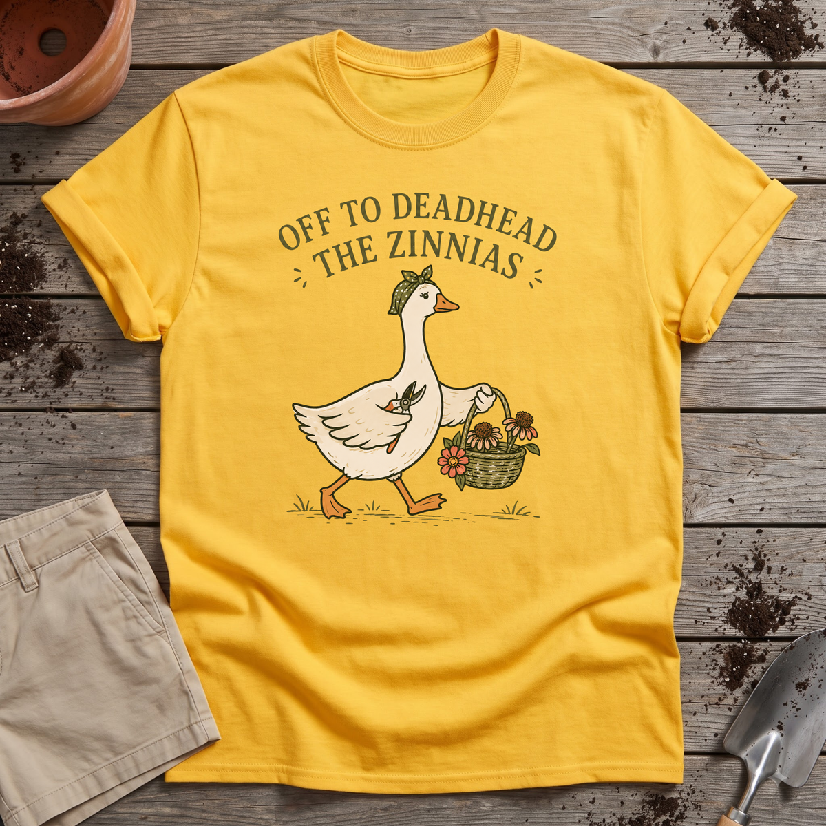 Deadhead The Zinnias T-Shirt