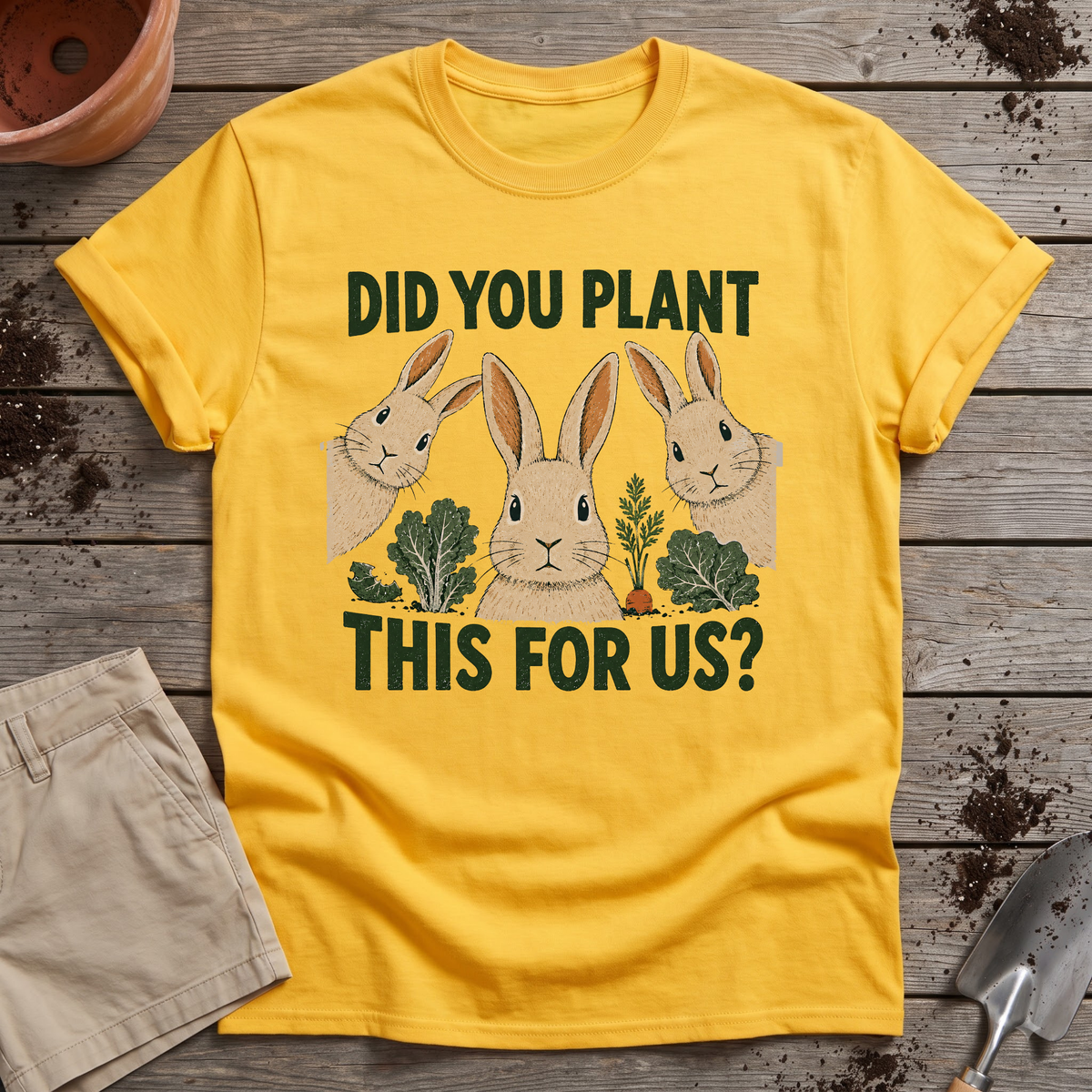 Rabbit Garden Raid T-Shirt