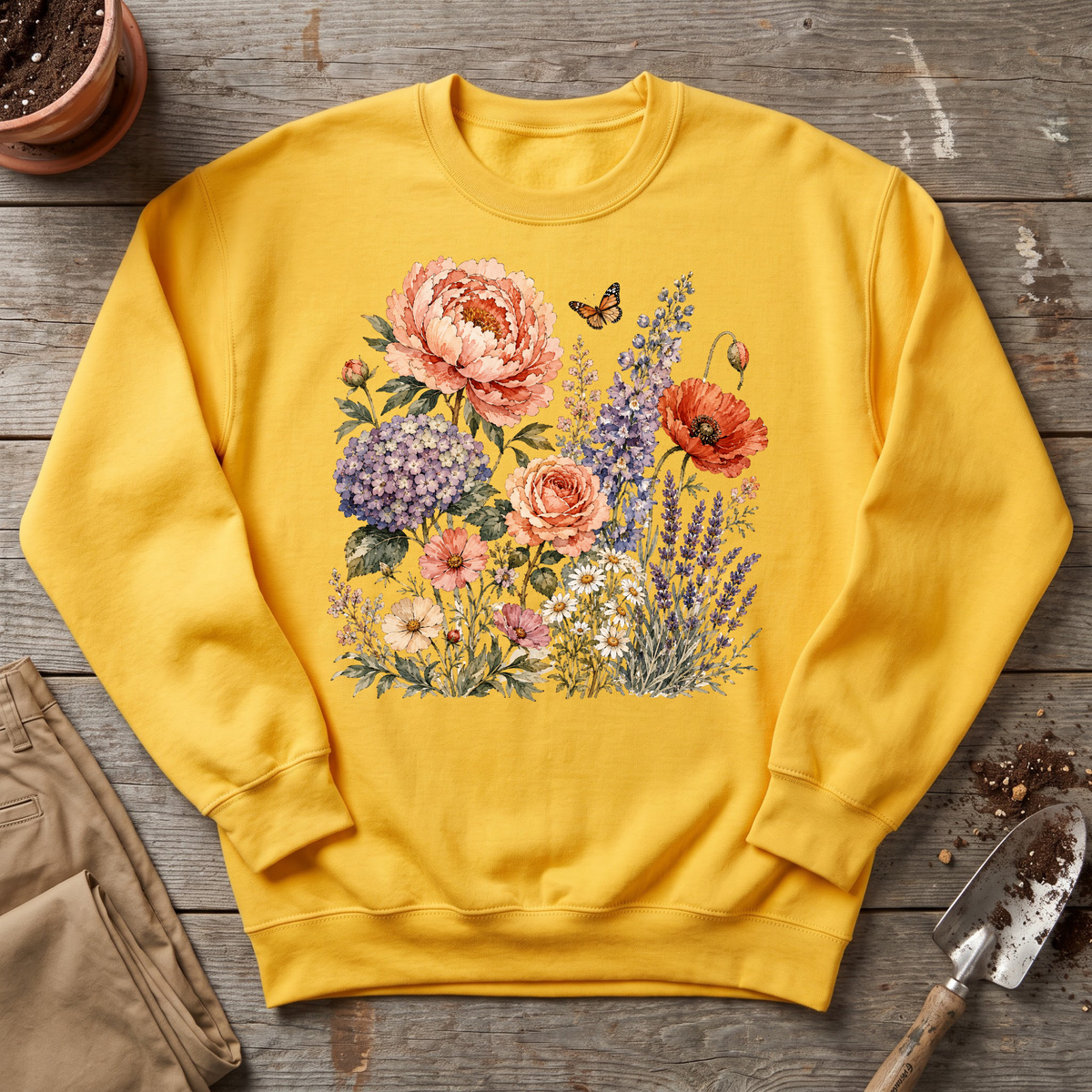 Vintage Garden Bouquet Sweatshirt