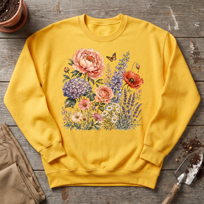 Vintage Garden Bouquet Sweatshirt