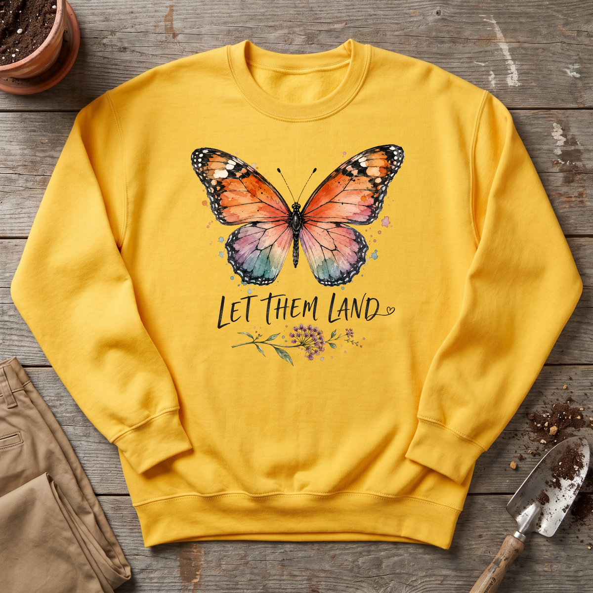 Let Them Land Sweatshirt