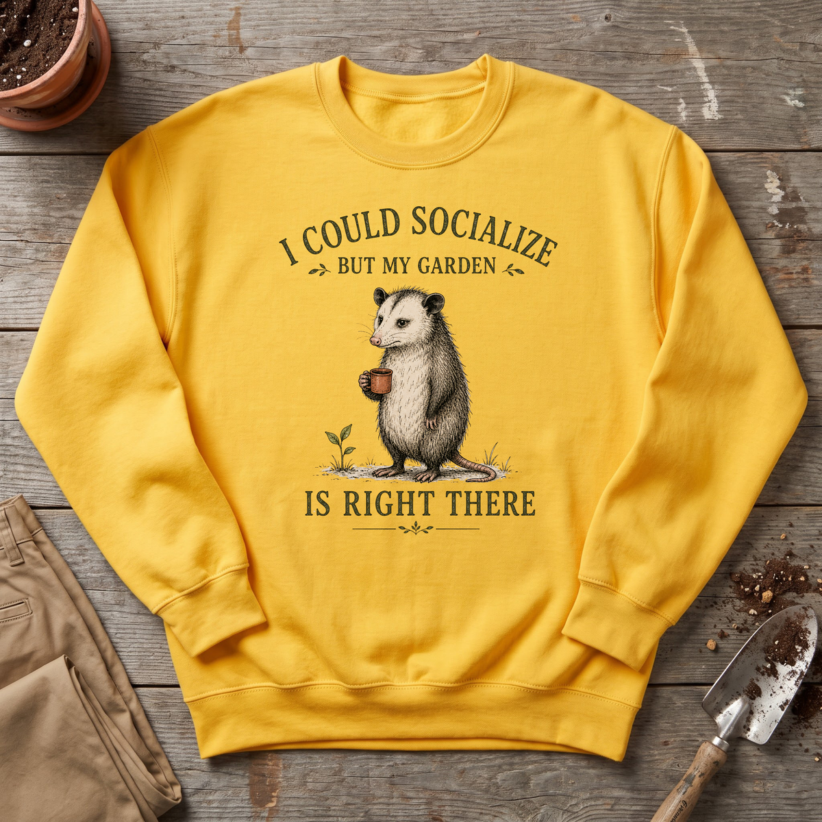 Garden Over People Sweatshirt