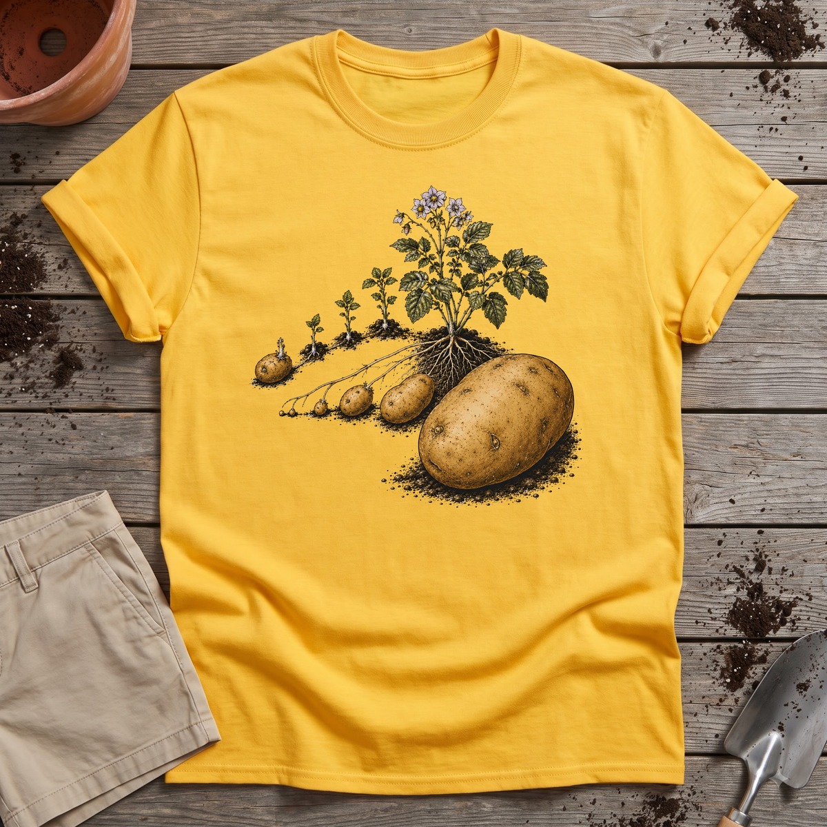 Potato Growing Cycle T-Shirt