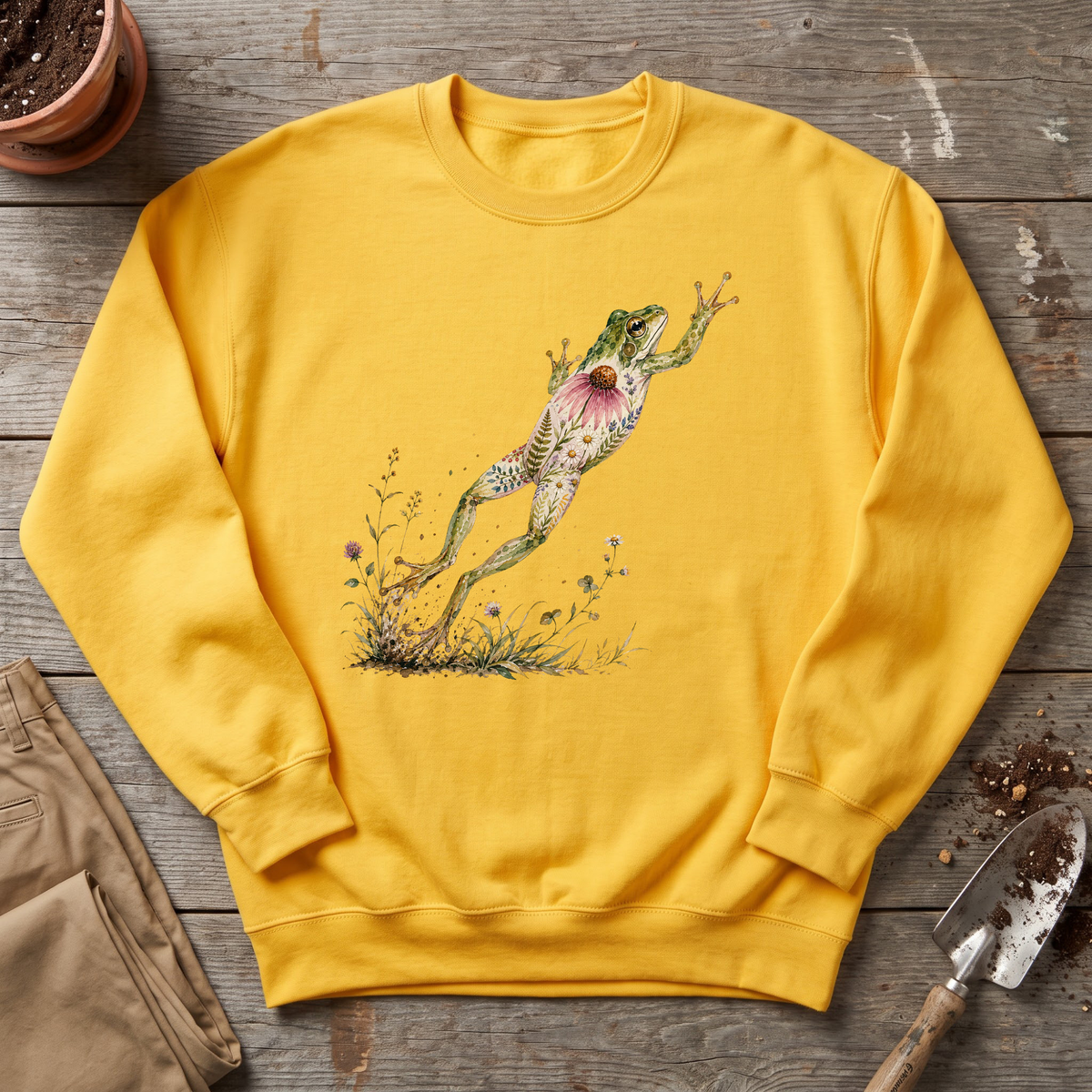 Wildflower Frog Sweatshirt