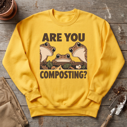 Are You Composting Frog Sweatshirt