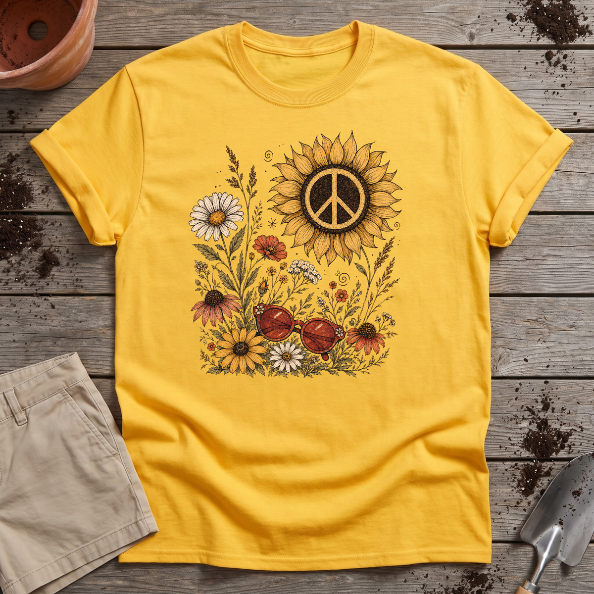 Sunflower Peace T-Shirt