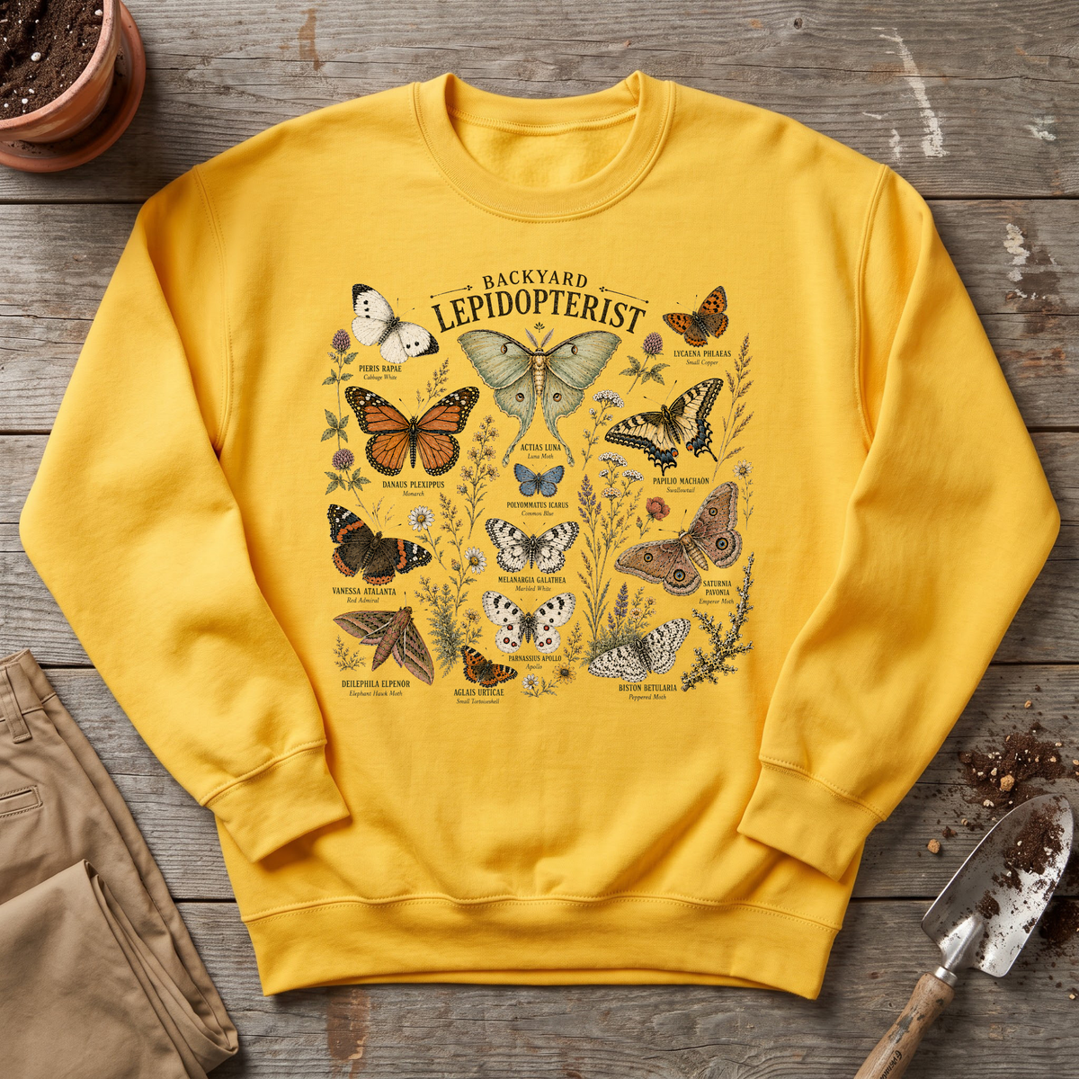 Backyard Lepidopterist Sweatshirt