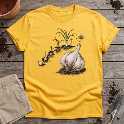 Garlic Growing Cycle T-Shirt