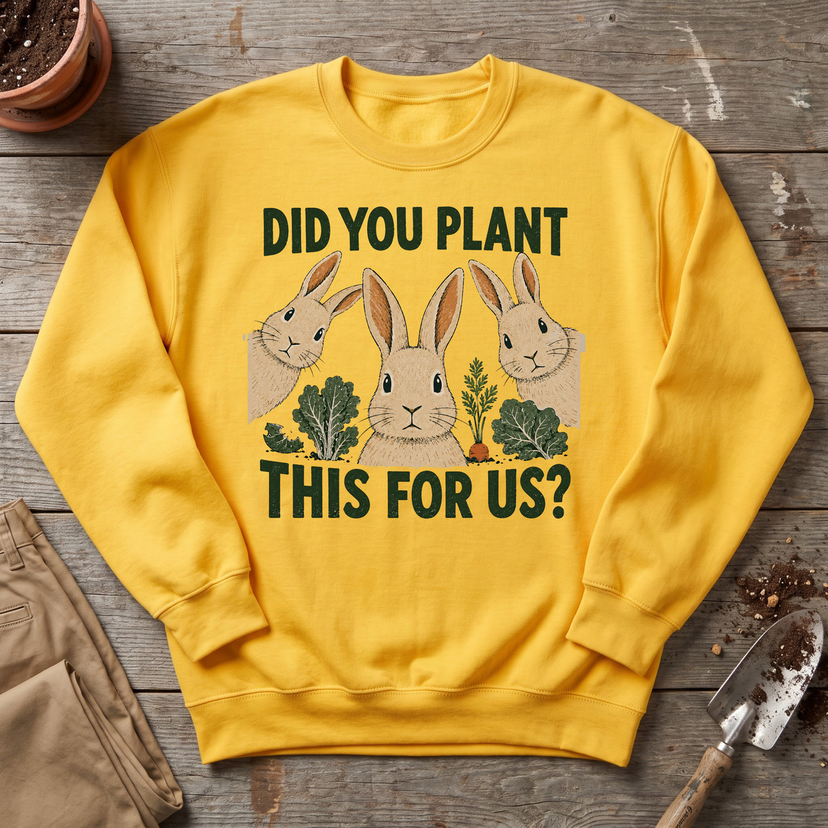 Rabbit Garden Raid Sweatshirt
