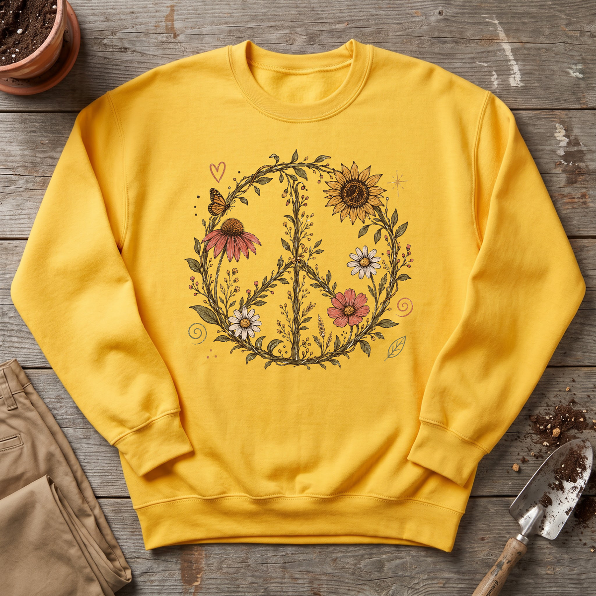 Wildflower Peace Sweatshirt