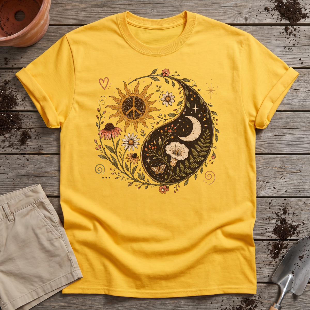 Botanical Sun & Moon T-Shirt