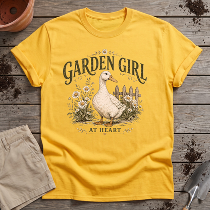 Garden Girl Duck T-Shirt