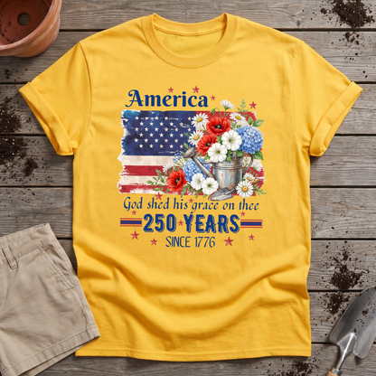 Grace in Bloom America T-Shirt