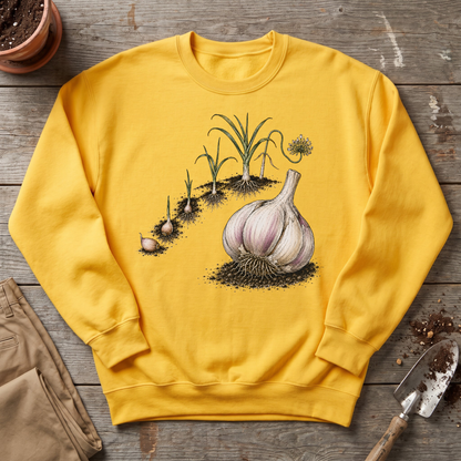 Garlic Growing Cycle Sweatshirt