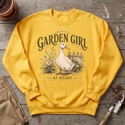 Garden Girl Duck Sweatshirt