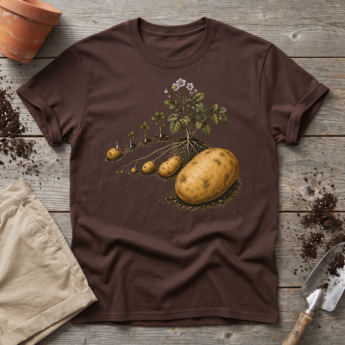 Potato Growing Cycle T-Shirt