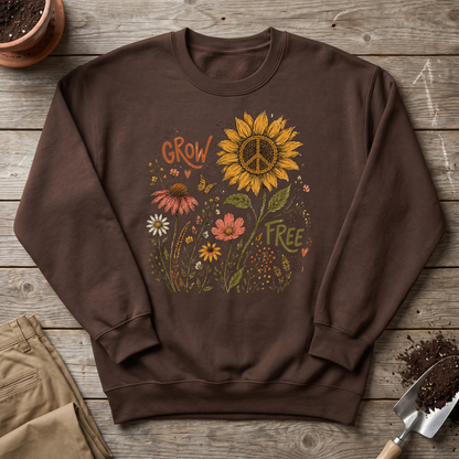 Grow Free Wildflowers Sweatshirt