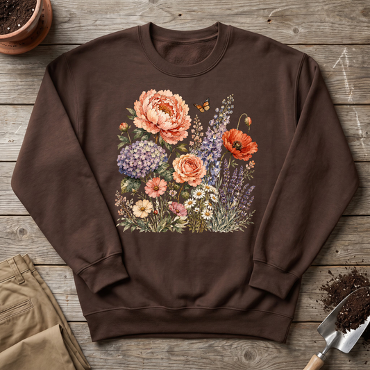 Vintage Garden Bouquet Sweatshirt