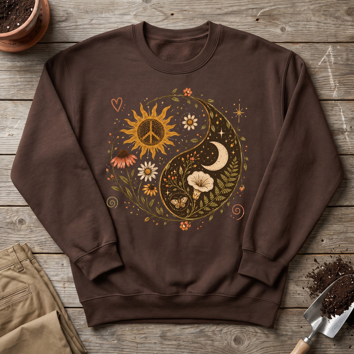 Botanical Sun & Moon Sweatshirt